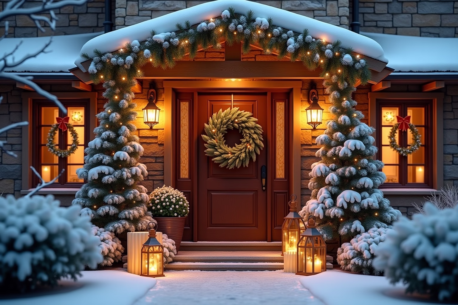 adventsdeko draussen eingang-Titel