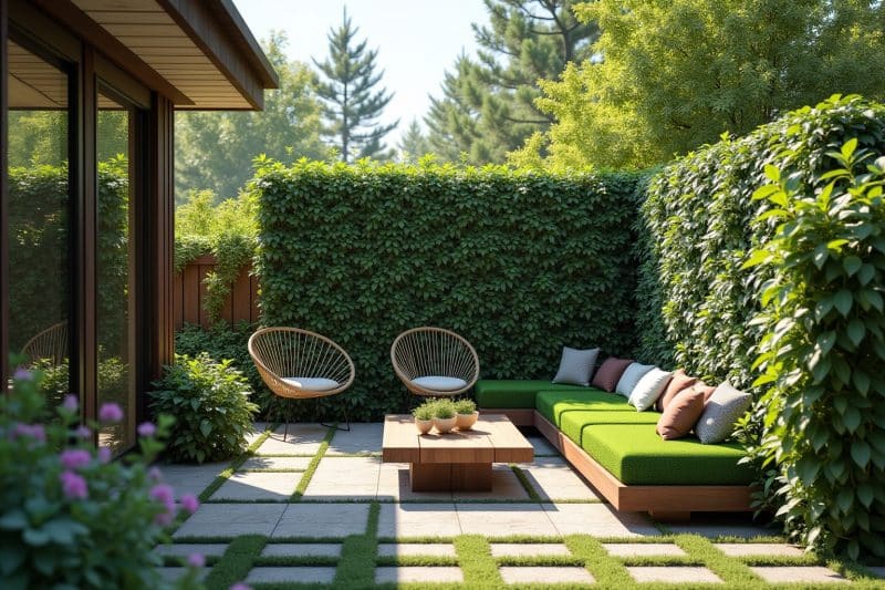 ausgefallen sichtschutz garten selber machen-Titel