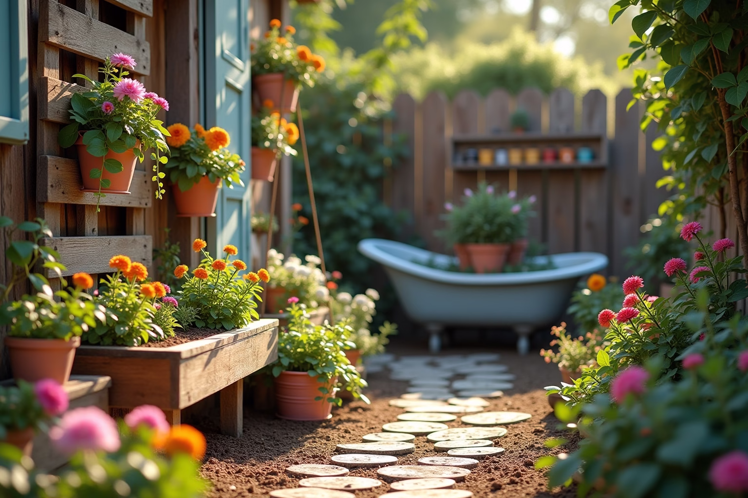 ausgefallene upcycling ideen garten-Titel