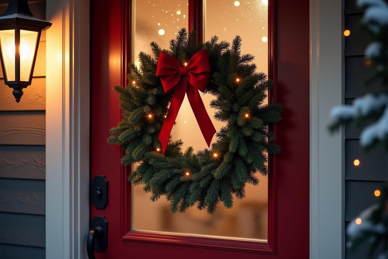 deko weihnachten türkranz-Titel