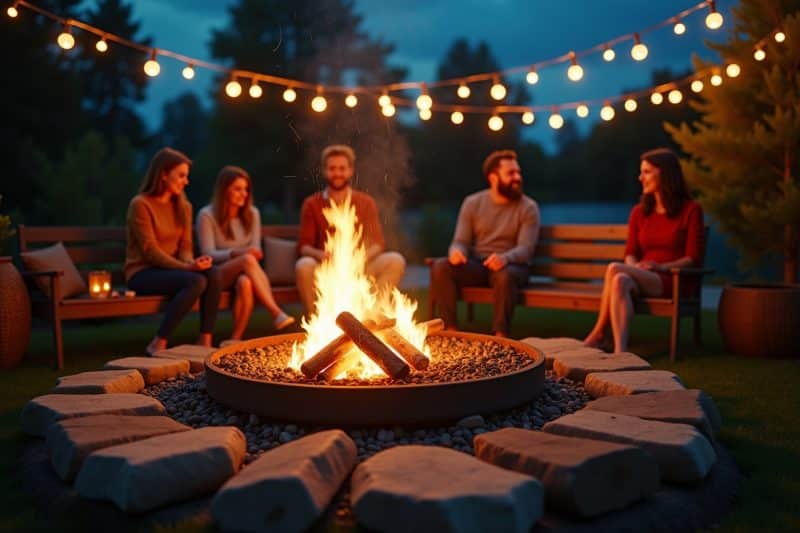 feuerstelle garten-Titel