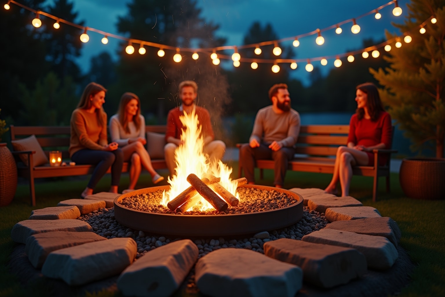 feuerstelle garten-Titel