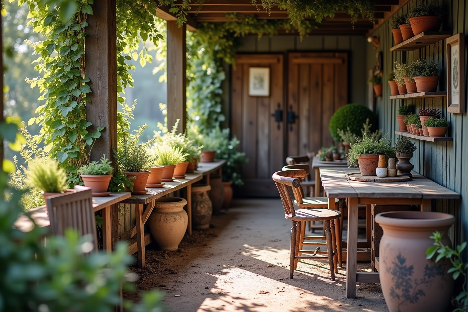 garten mit alten sachen dekorieren-Titel