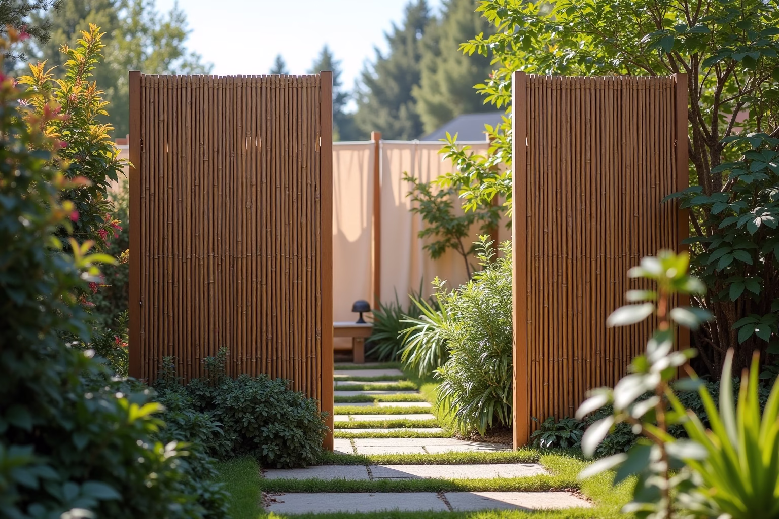 kreativer sichtschutz garten selber bauen-Titel