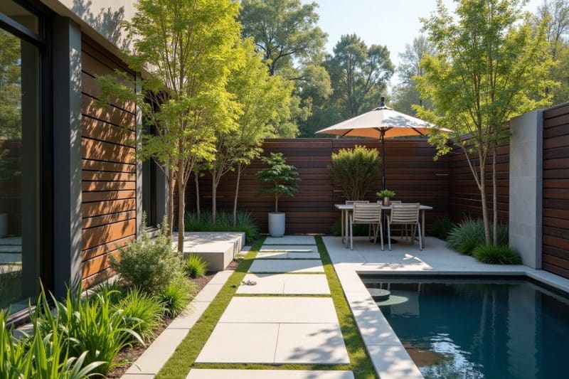 modern sichtschutz garten-Titel