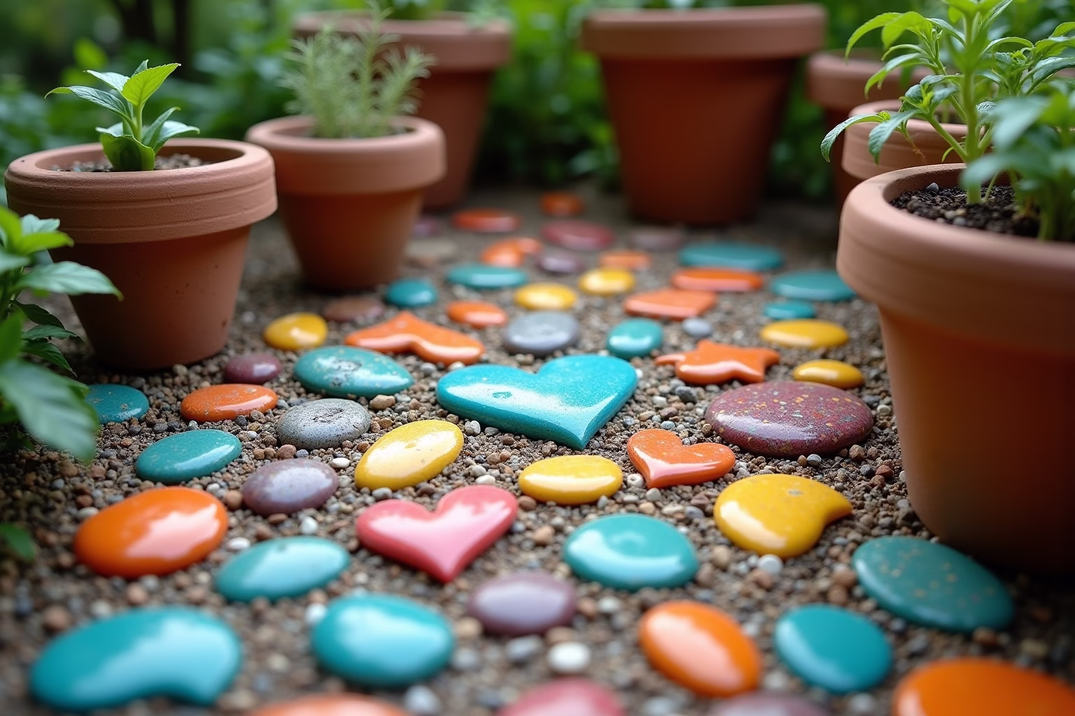 mosaik ideen für den garten-Titel