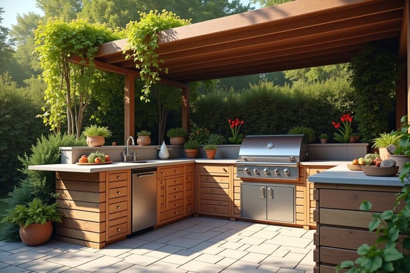 14 Outdoor Küchen Ideen für den Garten