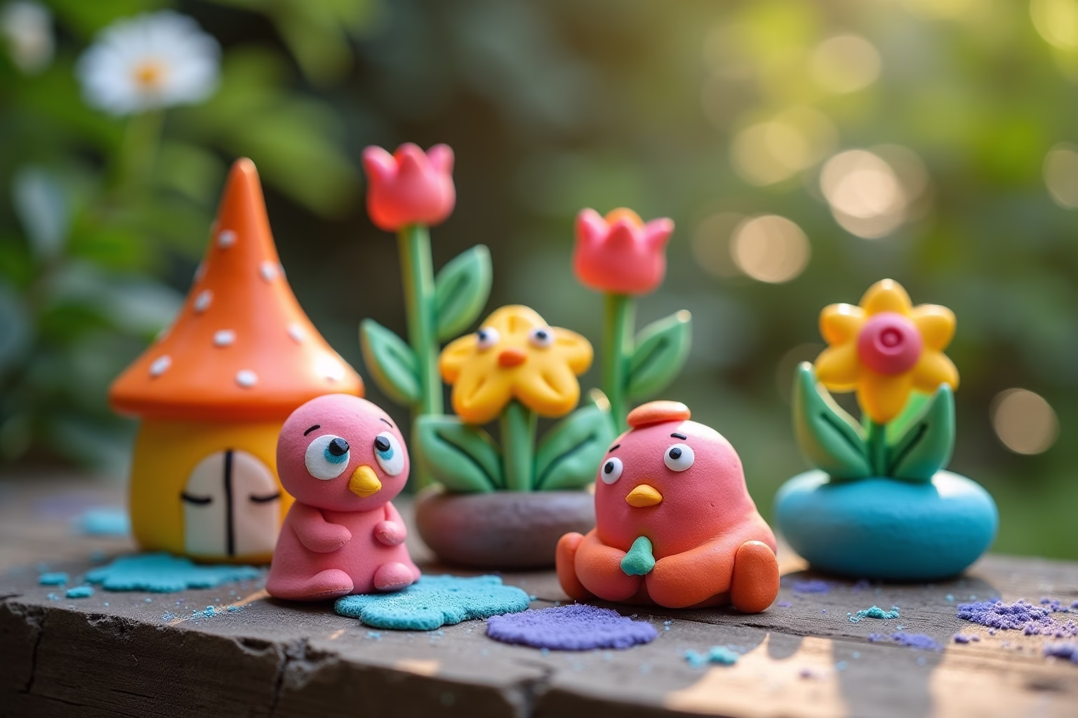 salzteig ideen garten-Titel