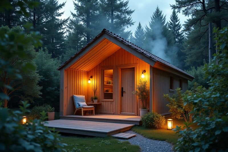 saunahaus garten-Titel