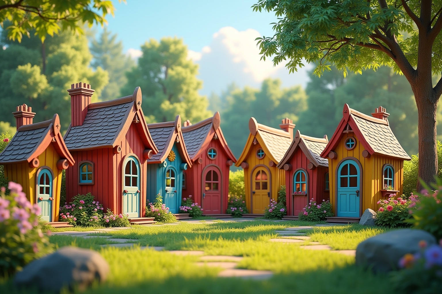 spielhaus kinder garten-Titel