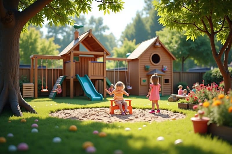 spielplatz garten-Titel