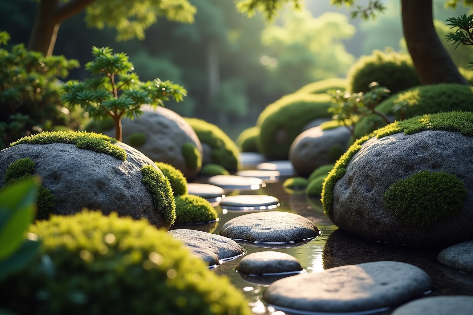 steine im garten ideen-Titel