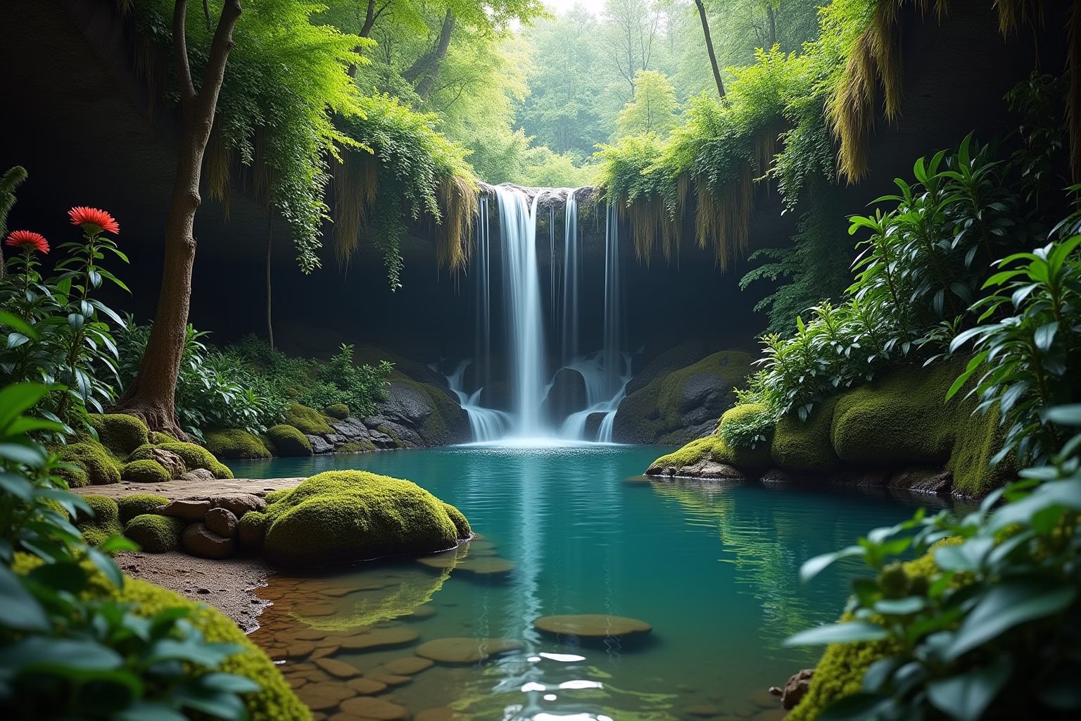 wasserfall garten ideen-Titel