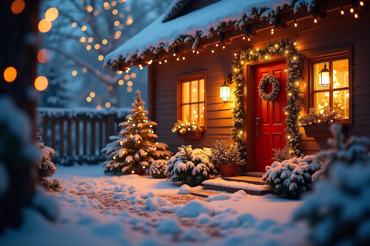 weihnachten haus dekoration-Titel