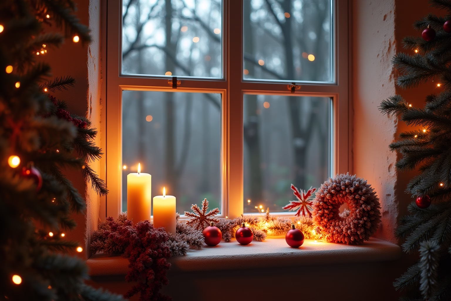 weihnachtsdeko fensterbank innen-Titel