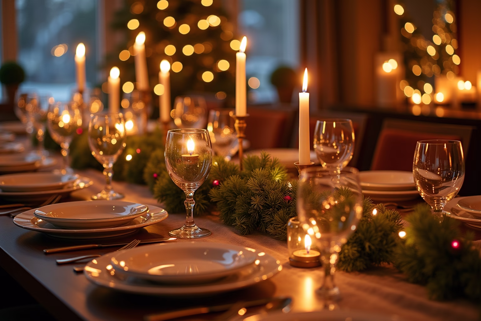 weihnachtsdekoration ideen tisch-Titel